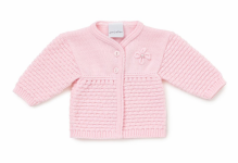 DANDELION Knitted Petal Cardigan - Pink